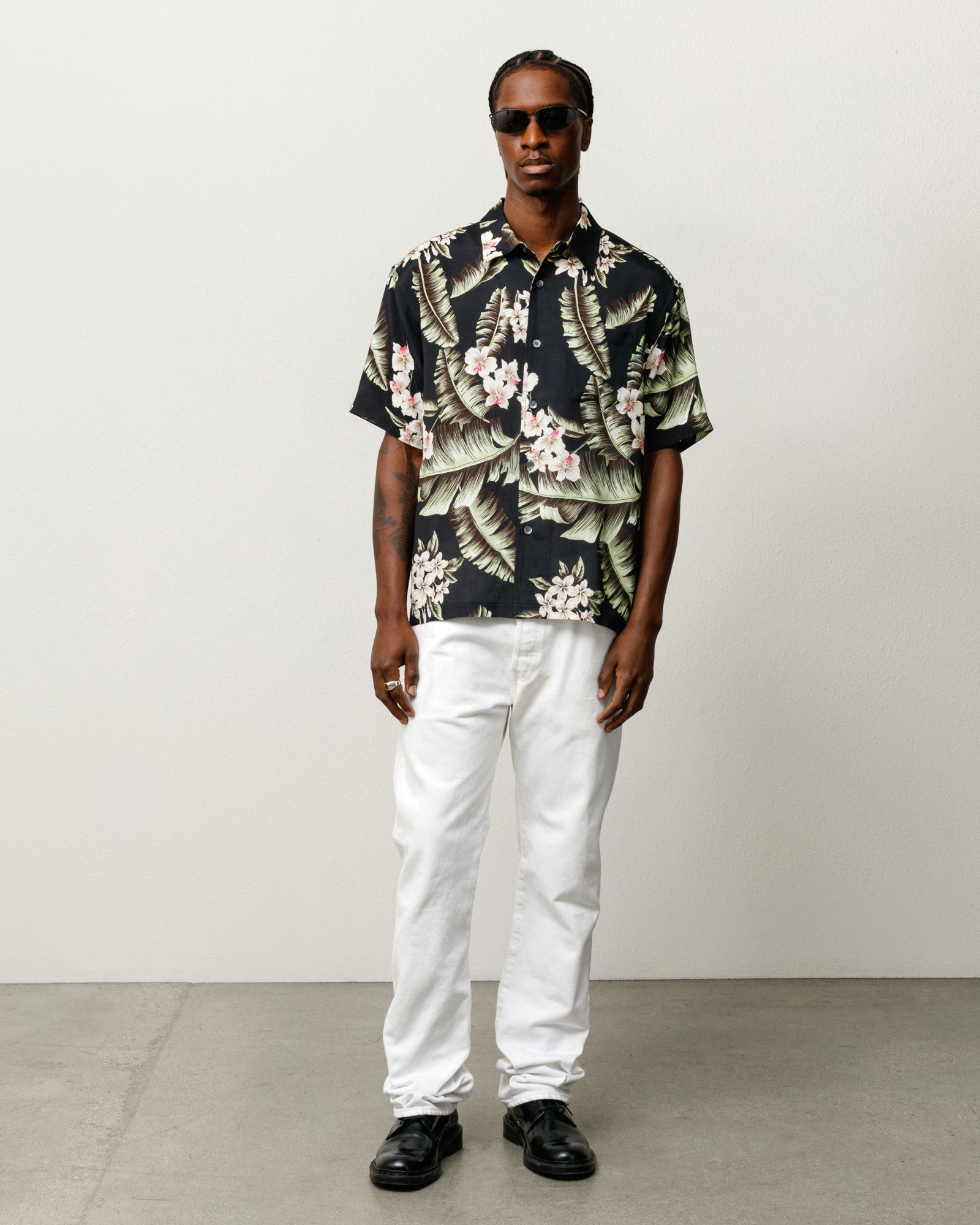 HAWAIIAN FLORAL SS SHIRT