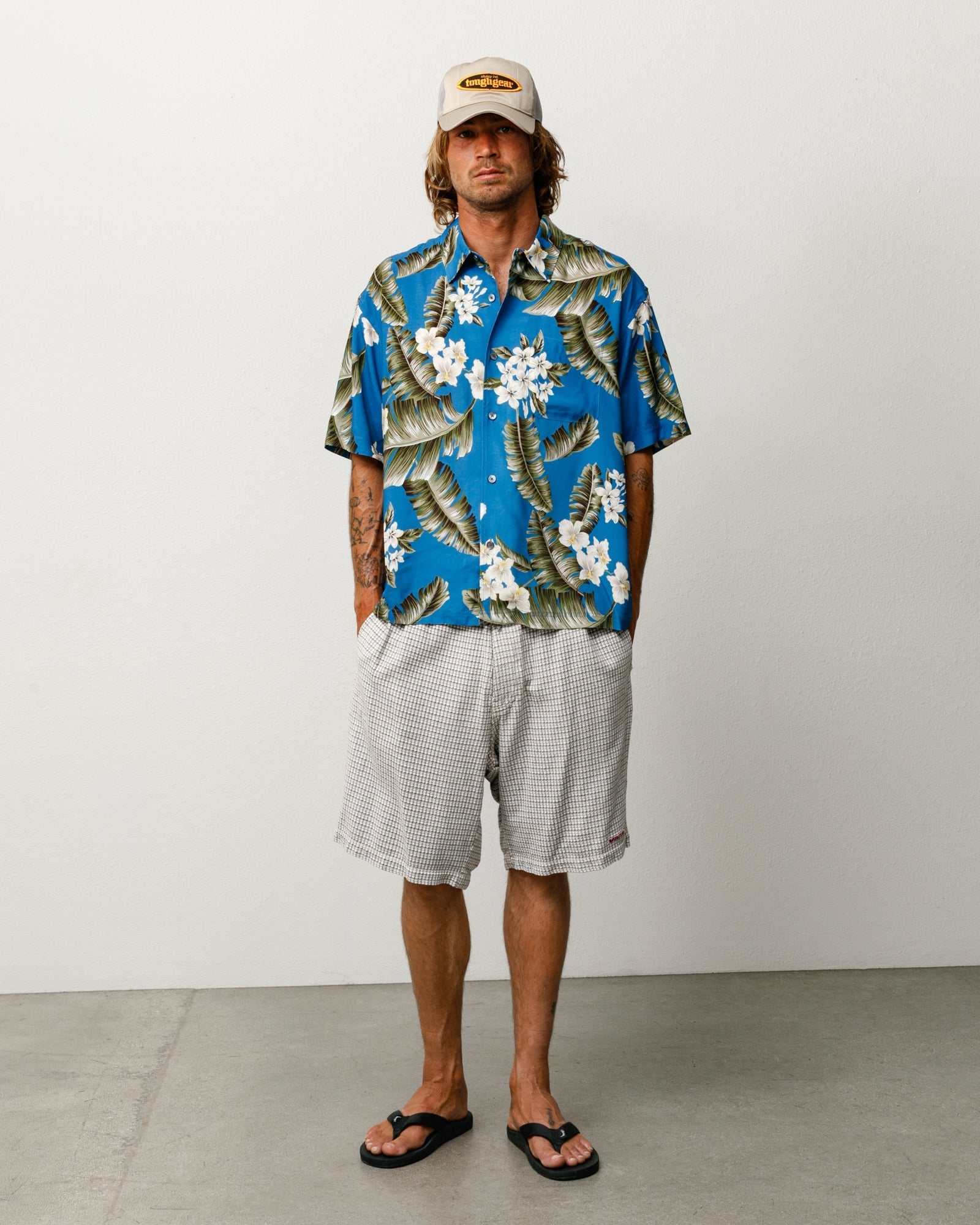 HAWAIIAN FLORAL SS SHIRT