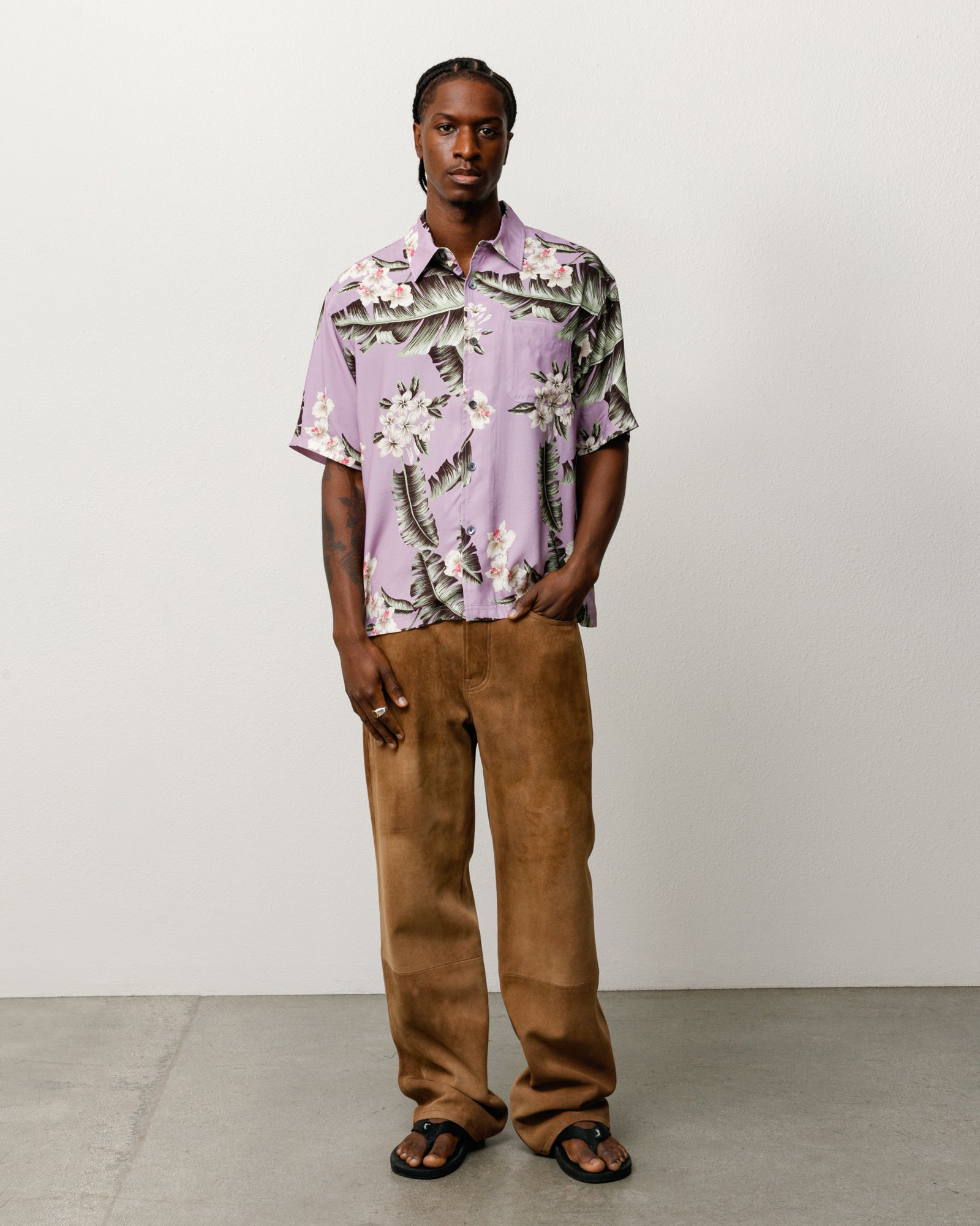 HAWAIIAN FLORAL SS SHIRT
