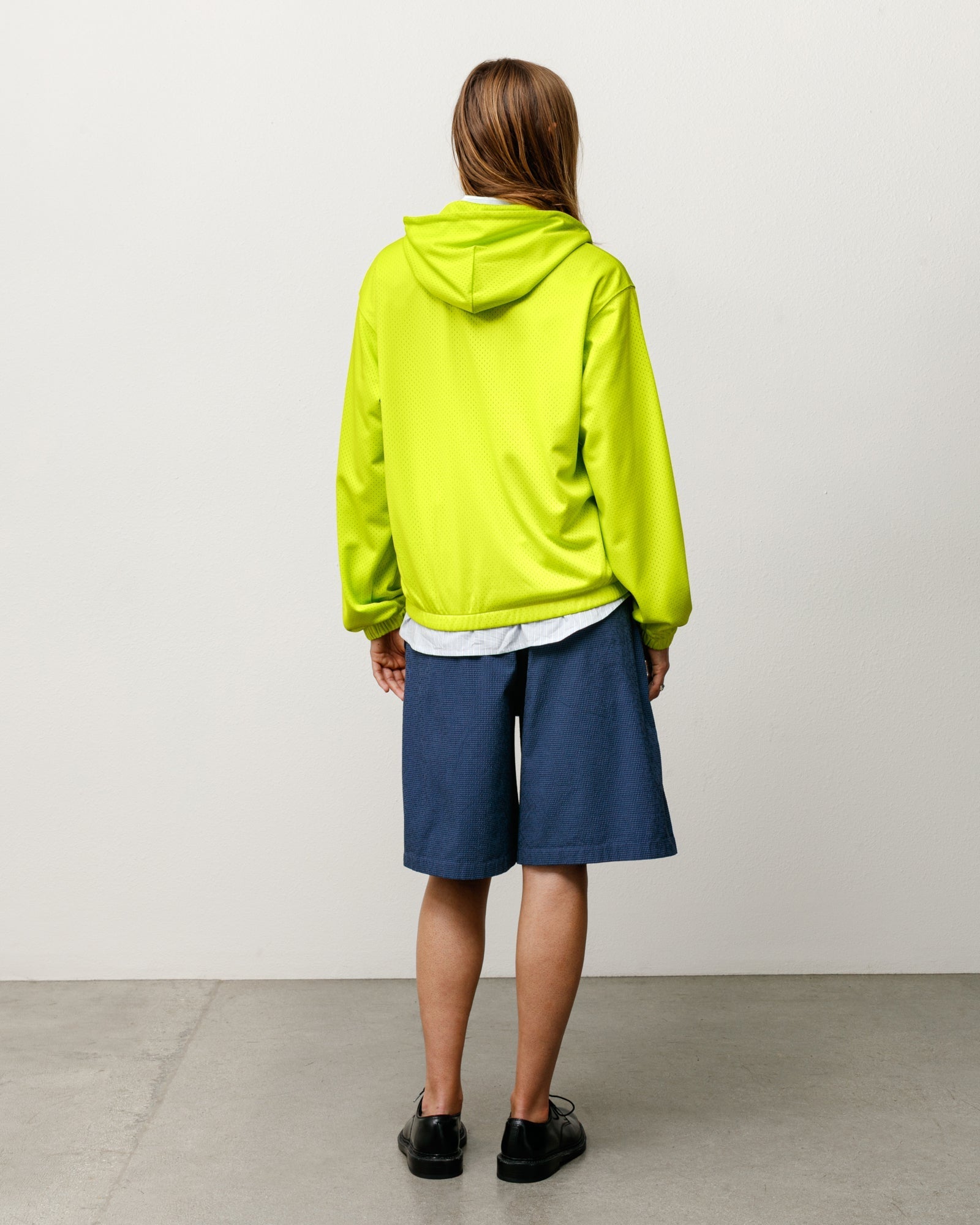 ATHLETIC MESH ZIP HOODIE