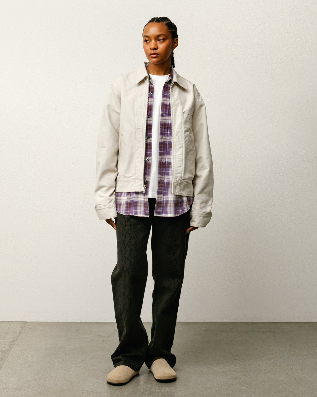 WORK JACKET COLLARED
