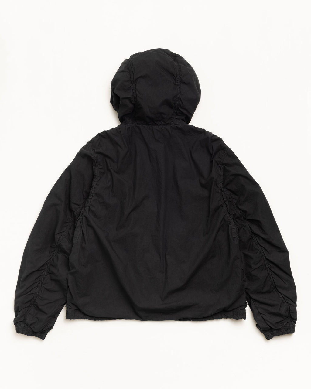 DOUBLE COTTON HOODED JACKET