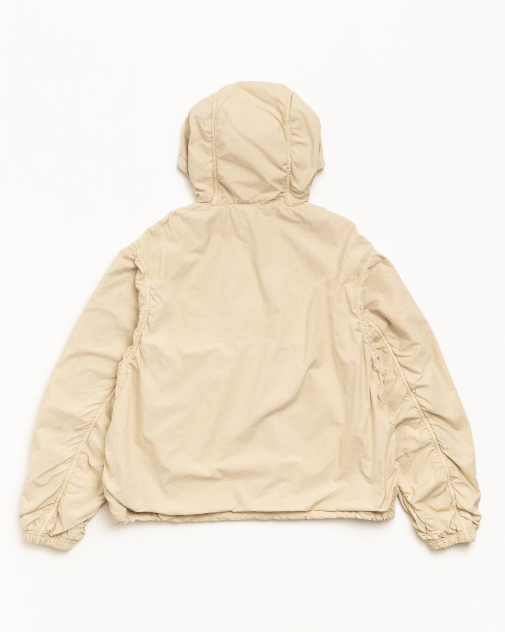 DOUBLE COTTON HOODED JACKET