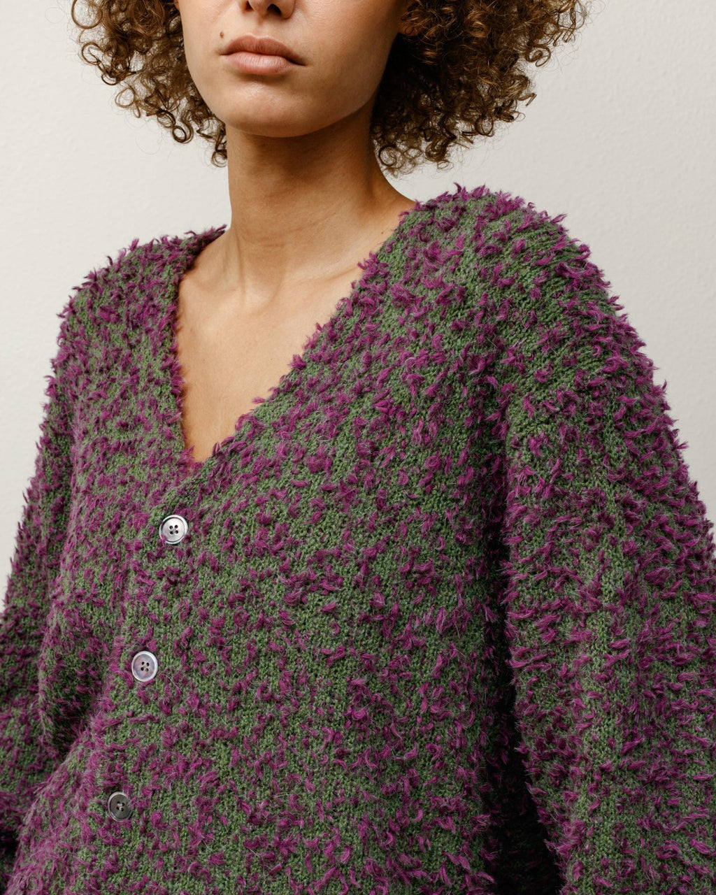 TEXTURED CARDIGAN