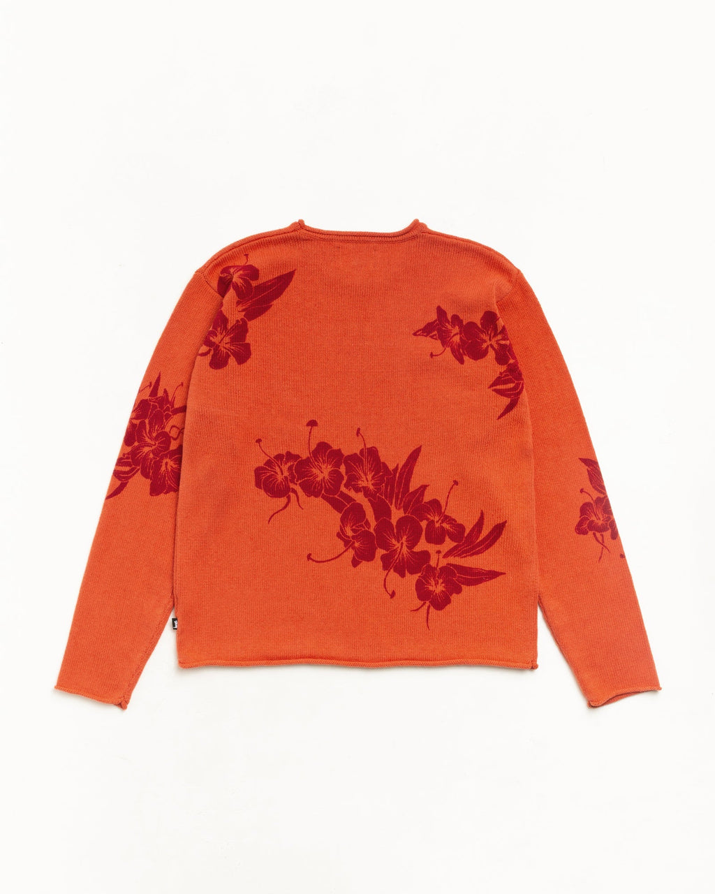 FLORAL ROLL NECK SWEATER