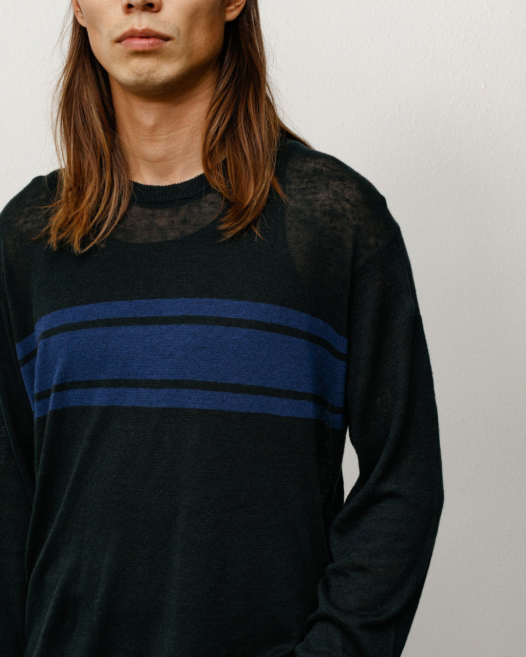 LIGHTWEIGHT STRIPED SWEATER