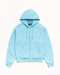 CURSIVE APPLIQUE ZIP HOODIE