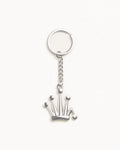 METAL BENT CROWN KEYCHAIN