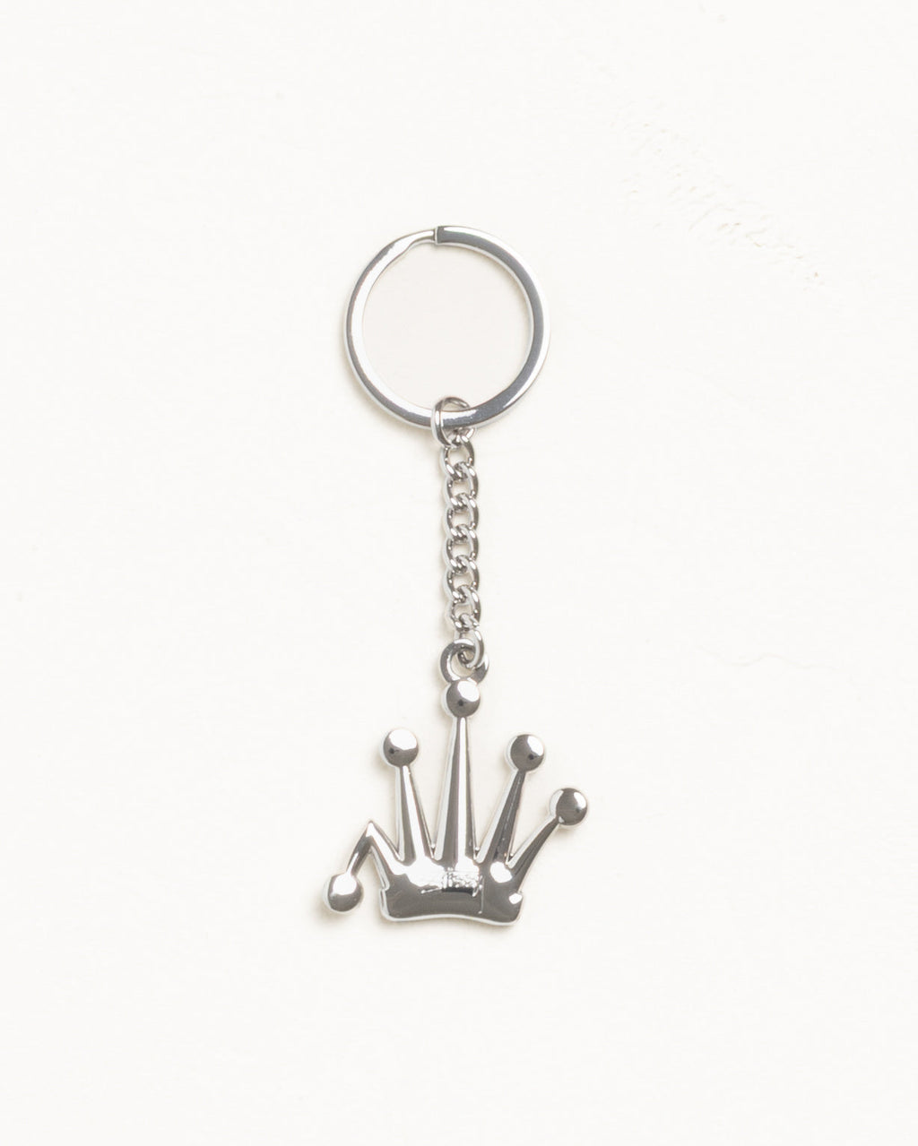 METAL BENT CROWN KEYCHAIN