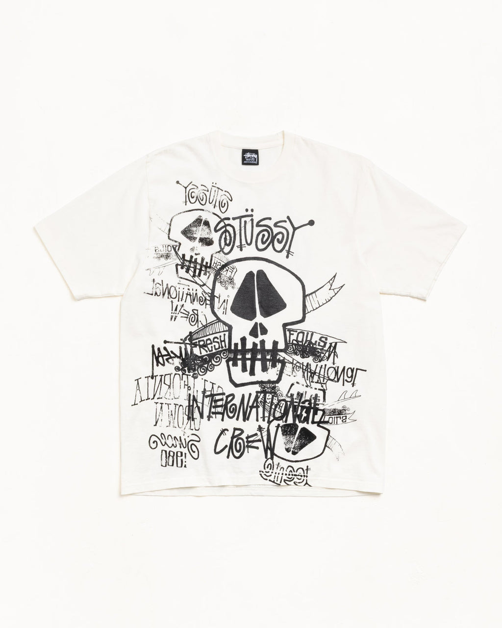 SKULLS TEE PIGMENT DYED