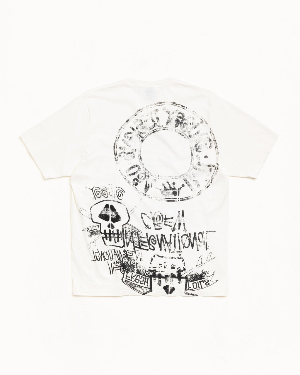 SKULLS TEE PIGMENT DYED