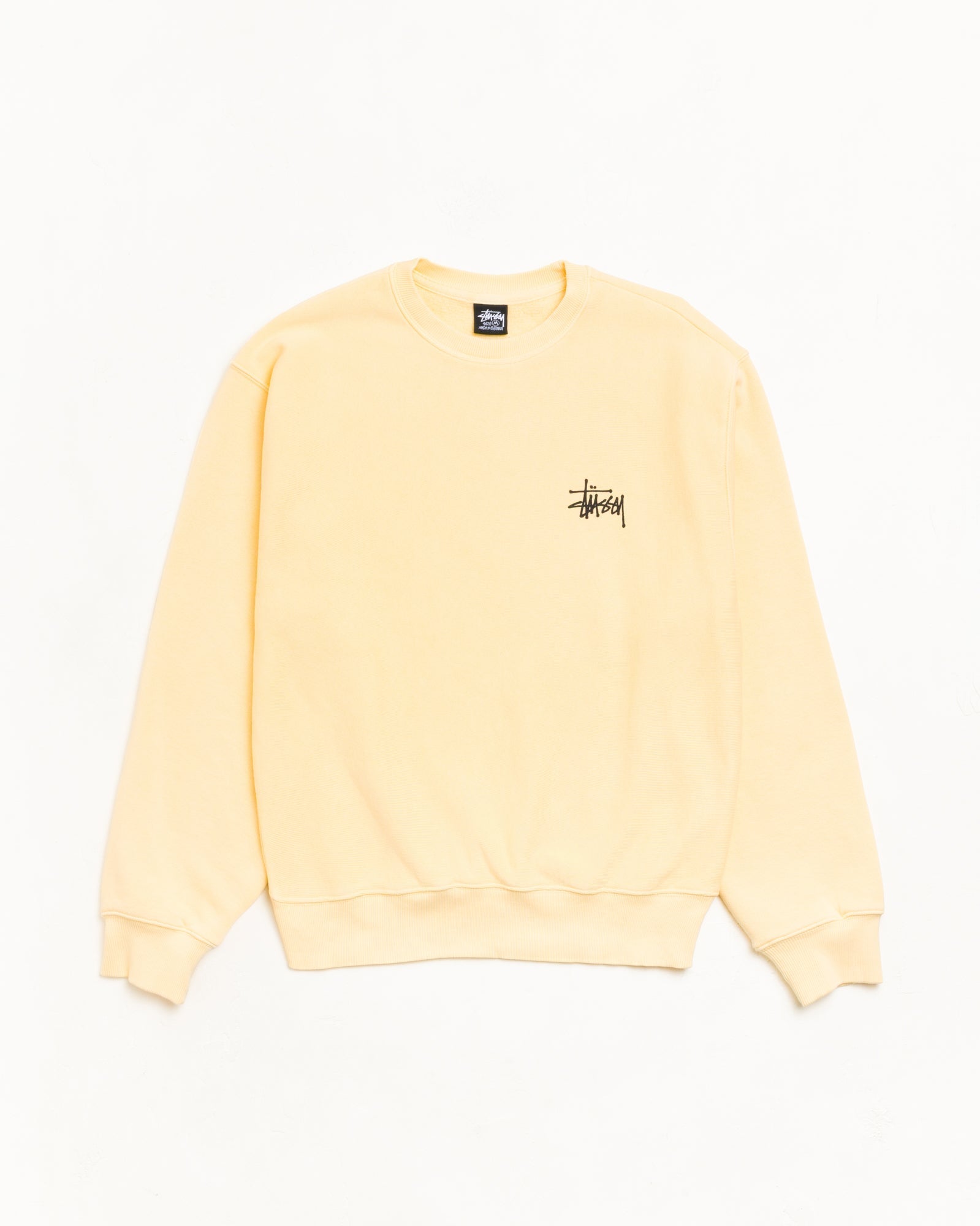 BASIC STÜSSY CREW GARMENT DYED