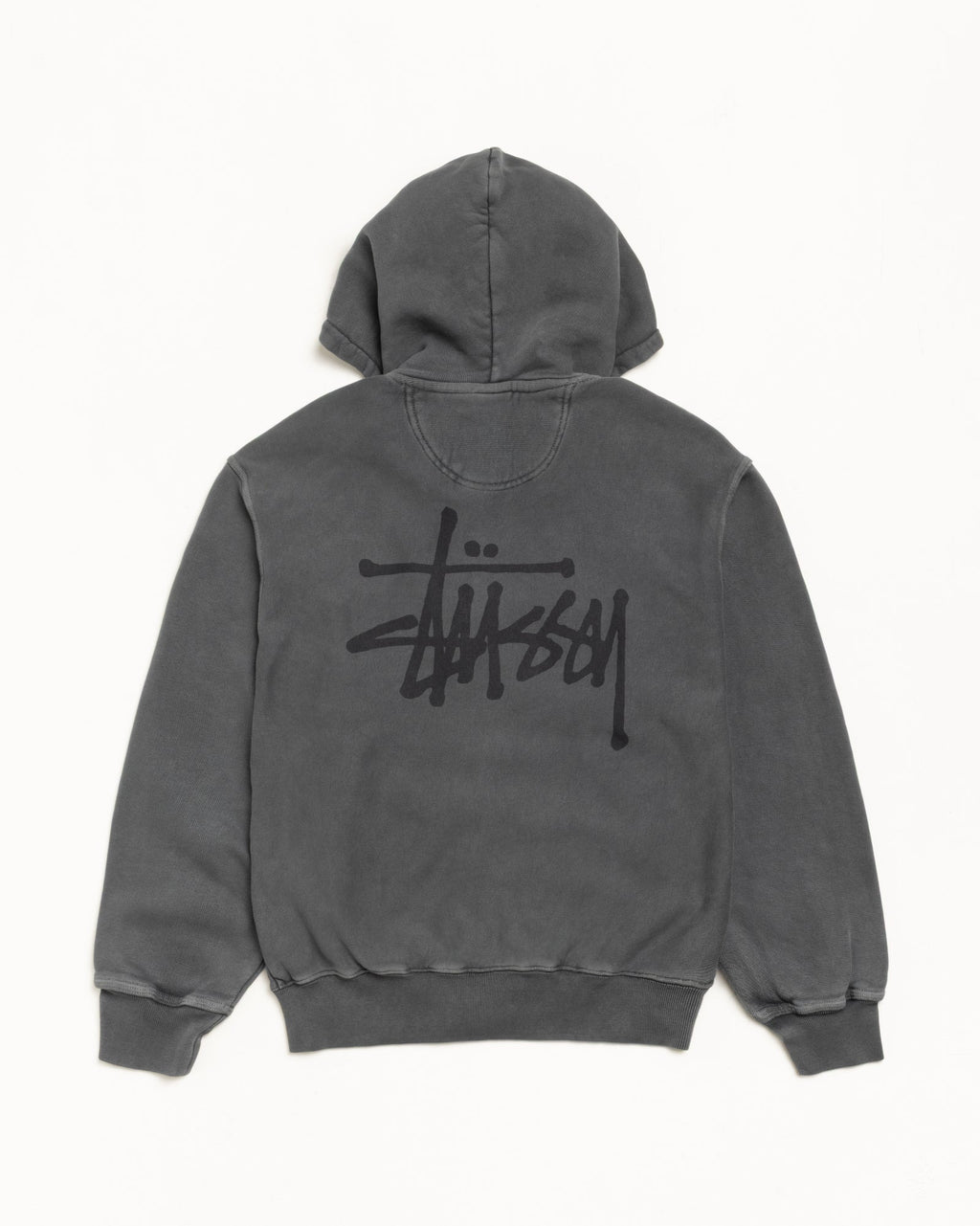 BASIC STÜSSY ZIP HOODIE PIGMENT DYED
