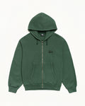 BASIC STÜSSY ZIP HOODIE PIGMENT DYED