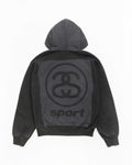LINK SPORT ZIP HOODIE GARMENT DYED