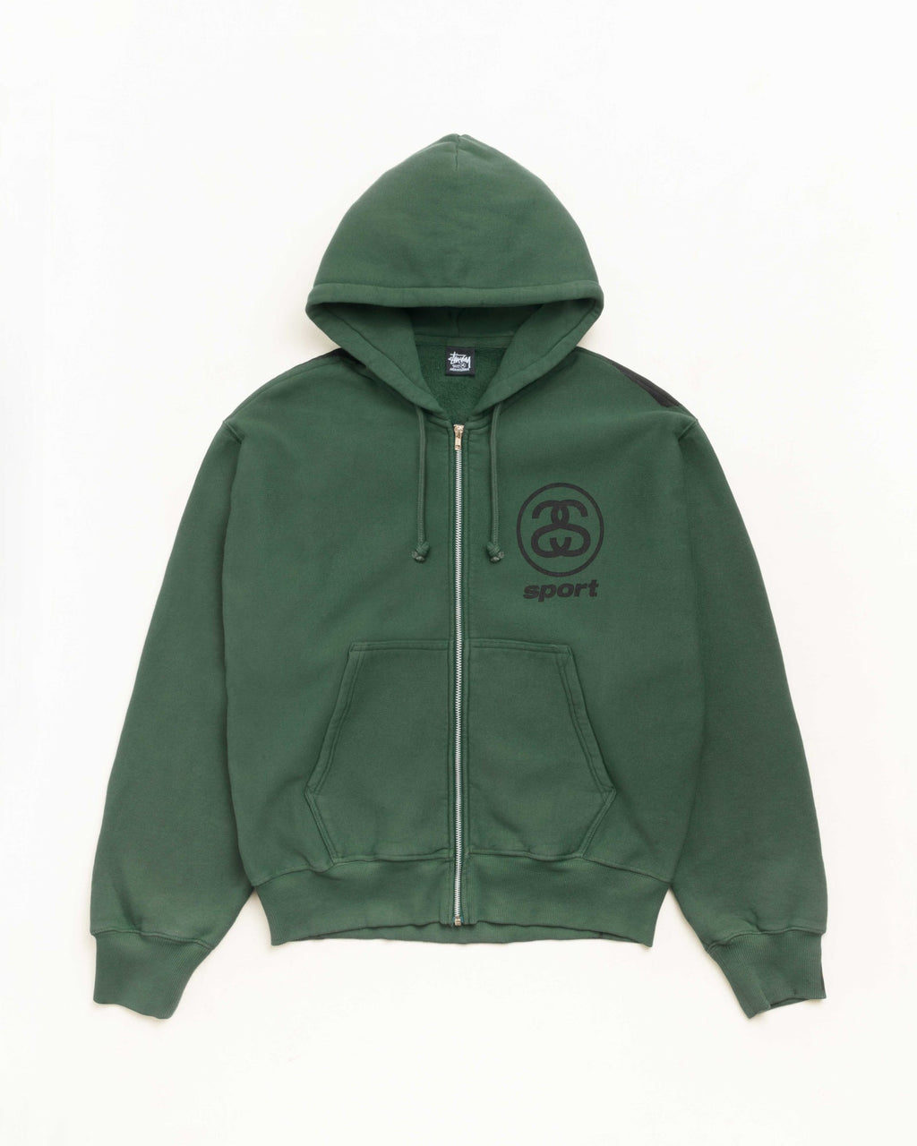 LINK SPORT ZIP HOODIE GARMENT DYED