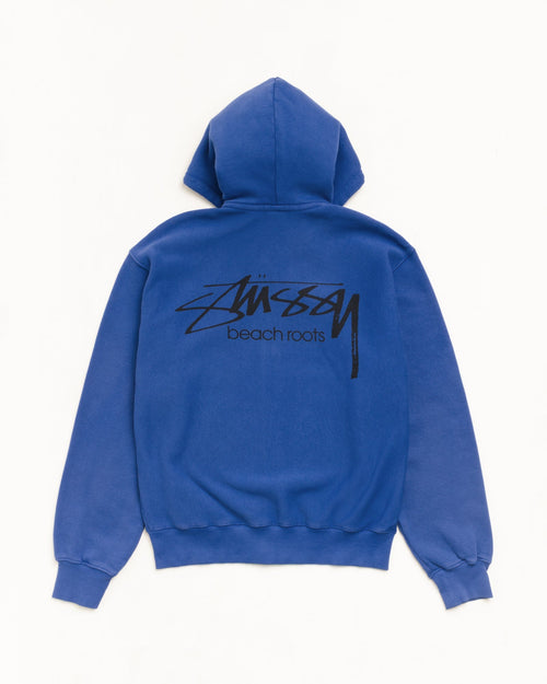 BEACH ROOTS ZIP HOODIE GARMENT DYED